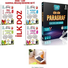 Sinan Kuzucu Yayınları 2026 Lgs  8.sınıf Ilk Doz Branş Deneme Seti + Strateji Gün Gün Paragraf Set Priz Tutucu Hediye
