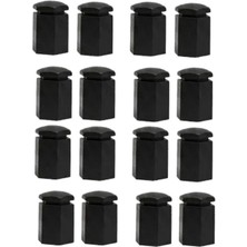 Bijon Kapağı 17 mm Siyah (16'lı Takım) Opel Astra Fgh, Vectra Abc, Corsa Bcd