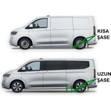 E - Transit Custom Elektirikli Kısa Şase 2025 2026 2027 Portbagaj Tavan Çıtası Gri