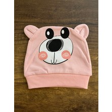 Yenidoğan Kız Erkek Bebek Ayıcık Model Bebek Bandana Şapka Başlık Fiyonklu Kurdeleli Bere