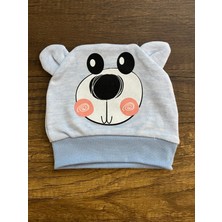 Yenidoğan Kız Erkek Bebek Ayıcık Model Bebek Bandana Şapka Başlık Fiyonklu Kurdeleli Bere