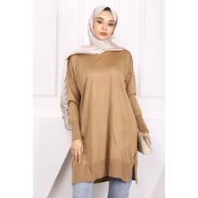 Bisküvi Merserize Salaş Triko Tunik