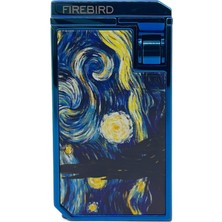 Firebird Starry Night Çift Torch Puro Çakmağı - Mavi