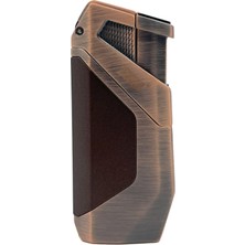 Zorro Çift Torch Pürmüz Puro Çakmağı - Kahverengi