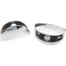 Oval Krom Etejer Camı Tutucu Takımı