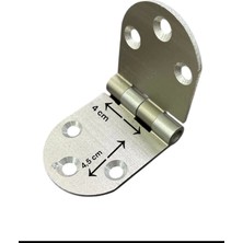 Yüksel Oval Alüminyum Kasa Menteşesi 4 cm