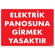 Elektrik Panosu Levhası 25X35 KOD:1118