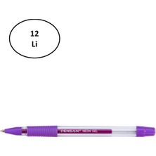 Pensan Neon Jel Kalem Violet 1 mm 12'li