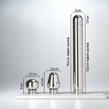 Femstar Çelik Duş Başlığı Anal Temizlik Ürünü Anüs Bölgesi Temizleyici Cleaner Hijyen Yıkama Hazırlık Lavman Aleti