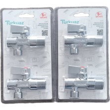 Turkuaz Filtreli Ara Musluk 4 Adet