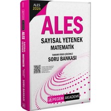 Pegem Yayınları 2026 Ales Sayısal Yetenek Matematik Tamamı Video Çözümlü Soru Bankası