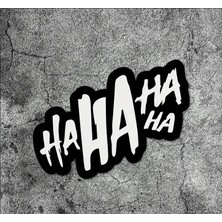 Hahaha Sticker – Renkli Komik Tasarım Etiketi