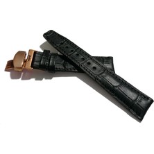 Fado &hertür Saate &uygun  Kelebek  Toka  18 mm   Siyah   Kordon   (273)  Rose Toka