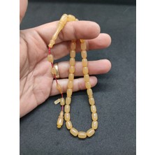 Başka Yerde Yok!!! Furkan Gül Usta Eseri Halkalı Imame El Boy Sıkma Kehribar Sertifikalı 8342