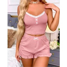 Kadın Şortlu Pijama Takımı