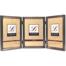 Frames Antik Kalay 5 x 7 Açılabilir Triple Fotoğraf Çerçevesi - Boncuk Sınır Tasarım