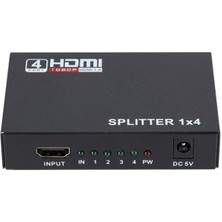 Zibox Powermaster Pm-12081 4 Port Hdmı Splitter Dağıtıcı 1.4v 1080p 4kx2k