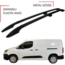 Combo E Cargo Xl Uzun Şase Port Bagaj Tavan Çıtası Siyah 2019 2020 2021 2022 2023 2024 2025 2026 2027