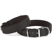 Seri Dokuma Köpek Boyun Tasması 4X57-65CM Siyah