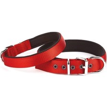 Seri Dokuma Köpek Boyun Tasması 4X57-65CM Kırmızı