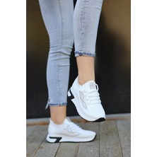 Florus Düz Taban Taşlı Triko Spor