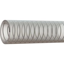 Sertsan 50 mm Şeffaf Çelik Telli Emiş Hortumu 2 Metre