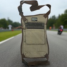 Vintage Salaş Cotton Design Motor Treekking Bel Bacak Günlük Büyük Freeback Çanta 21 cm x 40 cm