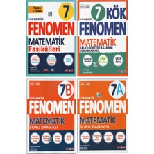 Fenomen 7.sınıf Kök+Matematik Fasikülleri +7A+7B (9 Kitap)