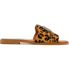 Kadın Terlik MAR-25Y-072-1020 John May Taba Leopar