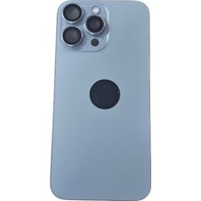 Uyumlu Iphone 15 Pro Max Dolu Kasa Çıkma Ürün Bataryasız Hatasız + Sim Çekmecesi + Titanyum
