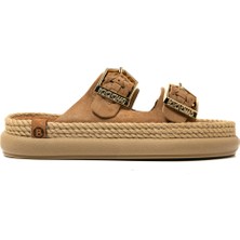 SYDOR12-00037 Bohonomad Sydney Örgü Kadın Terlik Latte