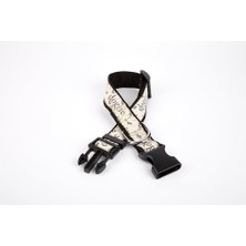 Desenli Süslü Dokuma Köpek Boyun Tasması 1,5 x 25-40 cm Siyah