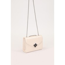 Krem Rugan  Kadın Omuz Çantası 930076 Çanta