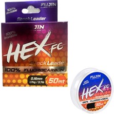 Fujin Hex Fc 50MT 0.16MM  Fluorocarbon Leader Misina