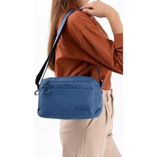 Ultra Hafif, Şık, Kadın Çapraz Omuz Çantası Mavi Model: (571-13-9Q)