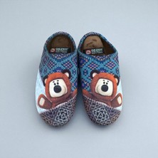 Gzr Kışlık Gondol Kadın Ev Terliği Desenli Rahat Yumuşak Esnek Terlik