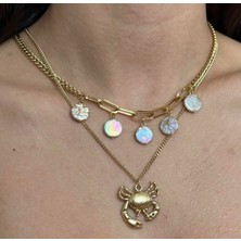 Çelik 2li Yengeç Kolye