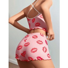 Lıly Bıanca 13012 Kadın Fantazı Desanlı  Pamuklı Pıjama