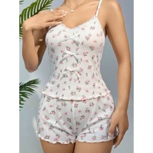 Lıly Bıanca 13105 Kadın Fantazı Desanlı  Pamuklı Pıjama