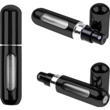 Siyah Cep Parfüm Şişesi, Çok Renkli Tasarım, Şık ve Kullanışlı Çok Renkli Cep Parfüm Şişesi