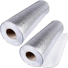 2 Adet Metalize Raf Örtüsü 45X300CM, Şık ve Dayanıklı Koruma Çözümü