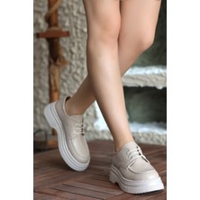 Mocca Tabanlı Bağlı Loafer