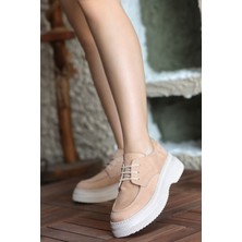 Mocca Tabanlı Bağlı Loafer