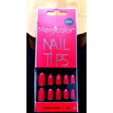 Monalisa Home Lüks Kırmızı Takma Tırnak