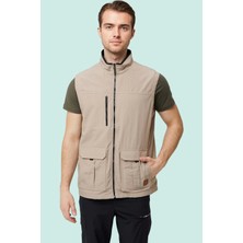 Hafif Yelek Erkek Yazlık Çok Cepli Outdoor Kaçkar Nefes Alabilir Kamp Günlük Için