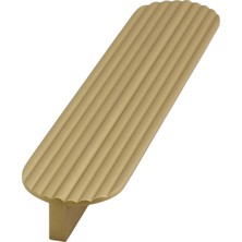 Teke Mat Altın Metal Kulp 160 mm 16 cm Mutfak Dolabı Kulbu Kulpu Mobilya Çekmece Dolap Kulpları