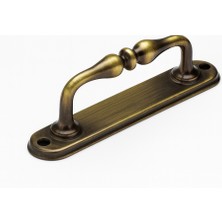 Eskitme Antik Sarı Metal Kapı Çekme Kolu 12 cm Dolap Mobilya Dolap Çekmece Tutamağı Kulp Kulpları
