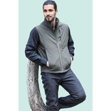 Softshell Yelek Erkek Rüzgar Geçirmez Su Itici Nefes Alabilir FY82 Fiyort Kenai Outdoor