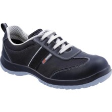 232 Jeriko Cilt Deri S1 Siyah Iş Ayakkabısı