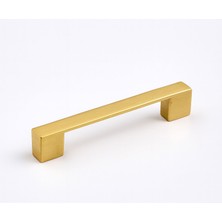 Gölcük Metal Mat Altın Gold Kulp 128 mm Mobilya Çekmece Mutfak Dolabı Dolap Kapak Kulpları Kulb